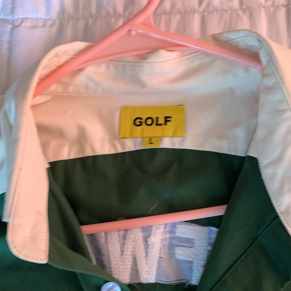 Golf Wang Green and Cream Casual Shirt - Picture 2 of 5